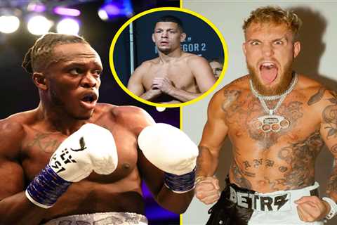 Jake Paul lines up KSI as replacement opponent if Nate Diaz can’t fight in August with reports of..