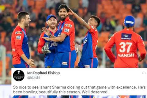 IPL 2023 [Twitter reactions]: Veteran Ishant Sharma pulls off a thrilling win for Delhi Capitals..