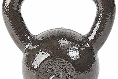 Everyday Essentials All-Purpose Solid Cast Iron Kettlebell, Gray from Everyday Essentials