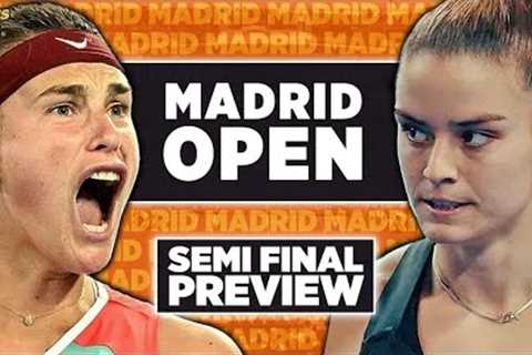 Aryna Sabalenka vs Maria Sakkari | Madrid Open 2023 Semi Final | Tennis Talk Preview