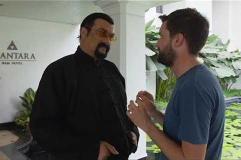 Steven Seagal interview gone wrong (HD)