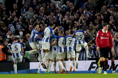 Brighton 1-0 Man Utd: Mac Allister scores 99th-min penalty to give Albion some Wembley redemption