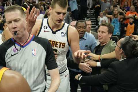 Nikola Jokic avoids suspension, fined $25,000 for shoving Suns team owner Mat Ishbia in Game 4