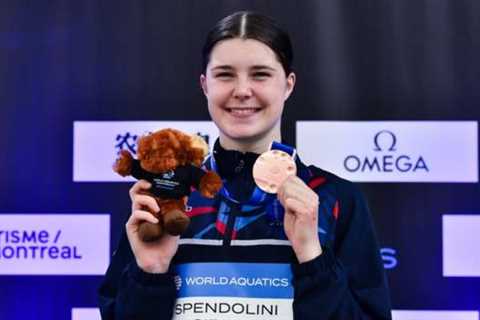 Diving World Cup: Andrea Spendolini-Sirieix wins 10m platform bronze for Great Britain