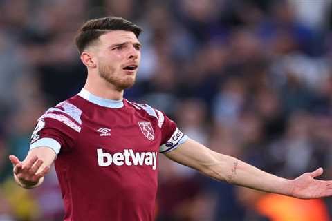 Arsenal fear being priced out of Declan Rice transfer despite £80m bid and £300k-a-week contract....