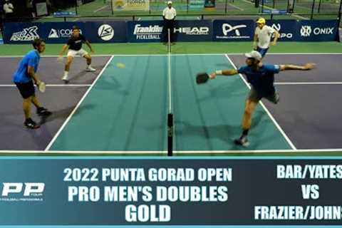 2022 APP Punta Gorda Pickleball Open Pro Men''s Doubles Gold: Bar/Yates VS Frazier/Johnson