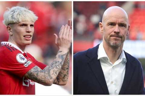 Alejandro Garnacho and Erik ten Hag have telling moment after Man Utd beat Wolves