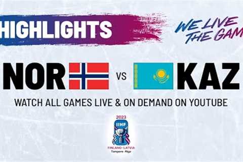 Game Highlights | Norway vs. Kazakhstan | 2023 #IIHFWorlds