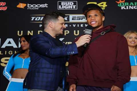 Boxing champ Devin Haney reveals he stopped eight-week sex ban before fights after having to having ..