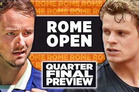 Daniil Medvedev vs Yannick Hanfmann | ATP Rome 2023 Quarter Final | Tennis Talk Preview