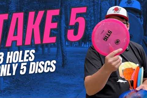 Joseph plays 18 holes with 5 discs only!