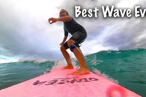 Surfing is Better with Friends!  Alex Surfs Her Best Wave Ever! // Living in Hawaii Episode 141