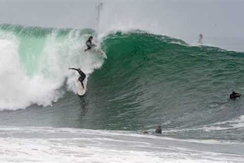 MASSIVE WAVES AT THE WEDGE | BEST SWELL IN YEARS 2023