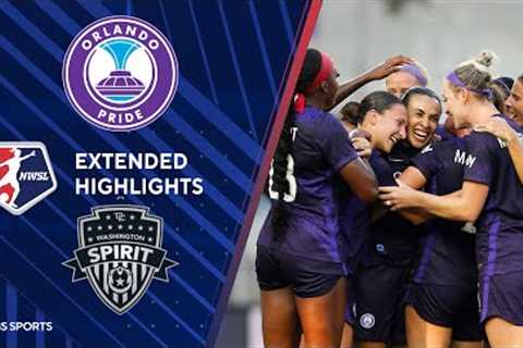 Orlando Pride vs. Washington Spirit: Extended Highlights | NWSL | CBS Sports Attacking Third