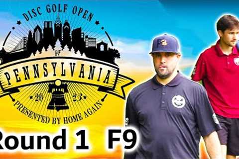 Disc Golf Open of PA | Rd 1 F9 | Horst, Frederick, Villa, Chace