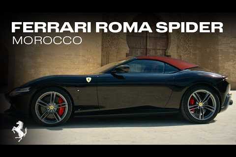 The #FerrariRomaSpider in Morocco