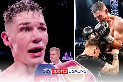 Emotional Chris Billam-Smith reacts to BEATING Okolie to win a world title 🏆🥺