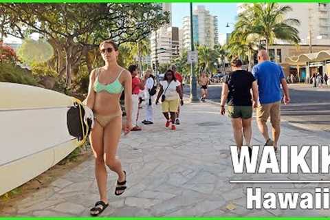 WALKING WAIKIKI | Main Street Kalakaua - Dukes Lane - Waikiki, Hawaii