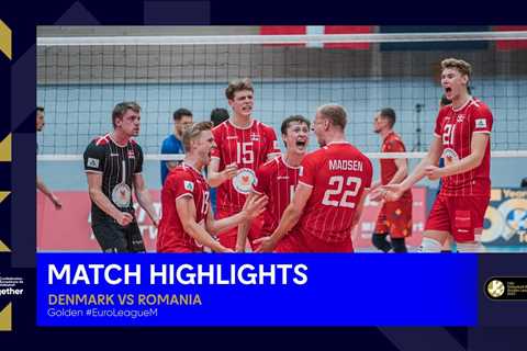 Highlights | Denmark vs. Romania I CEV Volleyball European Golden League 2023