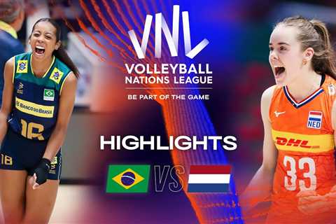 BRA vs.  NED – Highlights Week 1 | Women’s VNL 2023