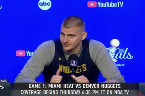 Fans Loved Nikola Jokić’s Very Humble Answer About the Nuggets Being Favorites to Win NBA Finals