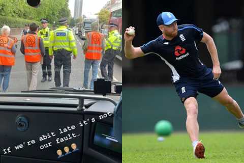 Just Stop Oil Group’s protest delays England cricket stars’ approach to Lord’s for Ireland Test