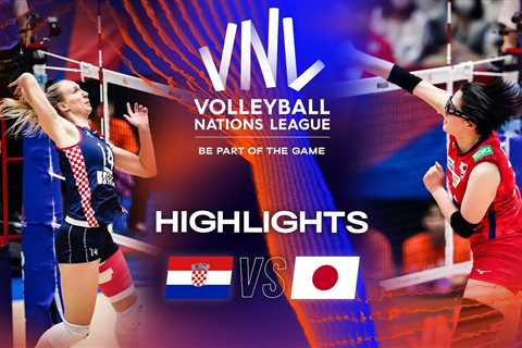 CRO vs.  JPN – Highlights Week 1 | Women’s VNL 2023