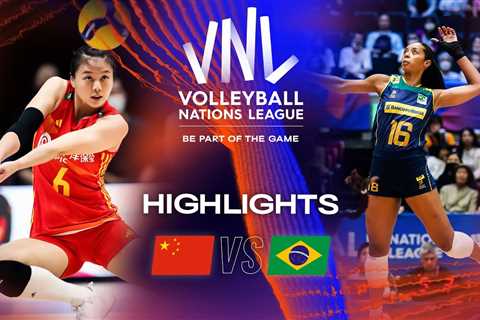 CHN vs.  BRA – Extended Highlights Week 1 | Women’s VNL 2023