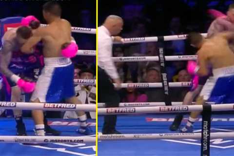 Fans outraged by poor refereeing during huge upset KO on Katie Taylor vs Chantelle Cameron undercard