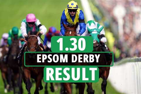 Who won the Epsom Derby? FULL results, fallers and finishing order for 1.30 Epsom showpiece