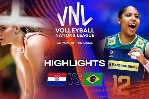 CRO vs.  BRA – Highlights Week 1 | Women’s VNL 2023