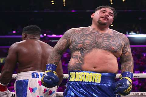 Fans stunned by Andy Ruiz Jr’s body transformation as they gasp ‘the champ is slimming down’