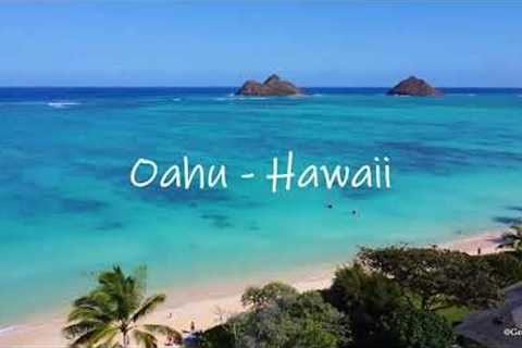 Oahu - Hawaii Best Spots and Beaches 4K Drone footage