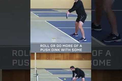 Aggressive dinking tips ✍️ #pickleball #pickleballtips