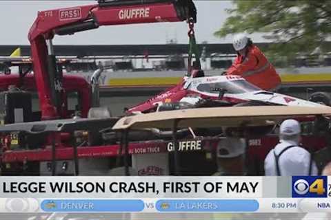 Legge, Wilson crash for the first incident of Indianapolis 500 practice