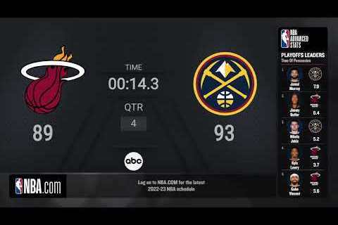 Heat @ Nuggets Game 5 NBA Finals Live Scoreboard | #NBAFinals Presented by YouTube TV