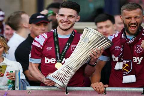 Arsenal set to seal £110MILLION Declan Rice transfer as Chelsea, Man Utd and Bayern fall out of..