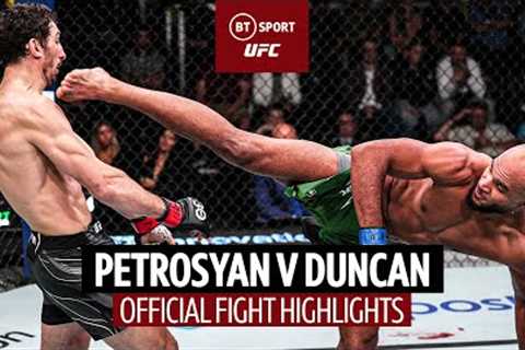 Armen Petrosyan 🆚 Christian Leroy Duncan  UFC Official Fight Highlights  #UFCVegas75