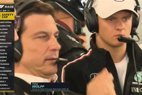 Watch Mercedes boss Toto Wolff hilariously mock Fernando Alonso after Spaniard almost crashed into..