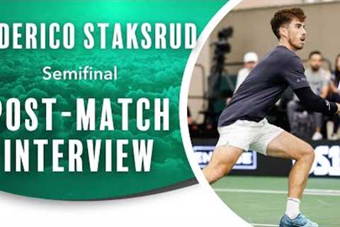 Inside Staksrud's post-match interview at the OS1st North Carolina Open