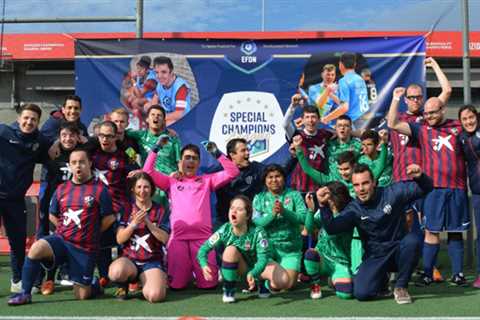 Special Olympic Footballers Take Part in Special Champions League Football Tournament