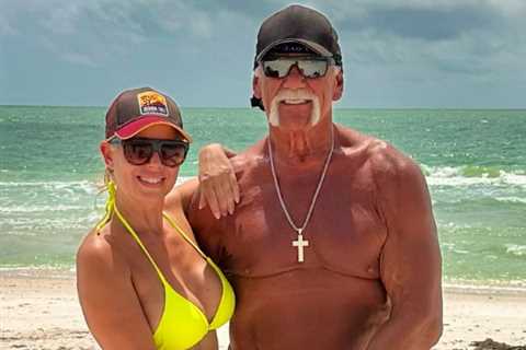 WWE legend Hulk Hogan shows off impressive physique alongside new girlfriend 25 years his junior