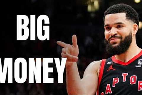 RAPTORS FAMILY: FRED VANVLEET GOT 3YRS/$130 MILLION FROM HOUSTON.