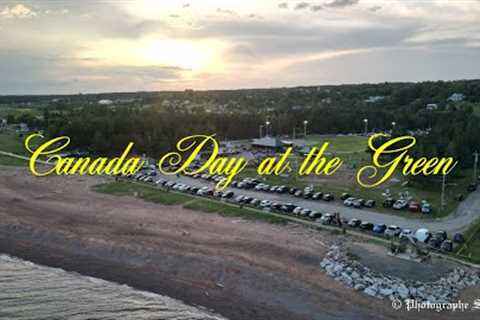 Canada Day at the Green of New Carlisle Québec Canada 🍁 Mavic Mini3 Pro 🇨🇦2023