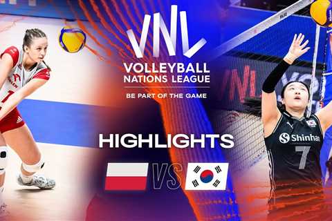 POL vs.  KOR – Highlights Week 3 | Women’s VNL 2023