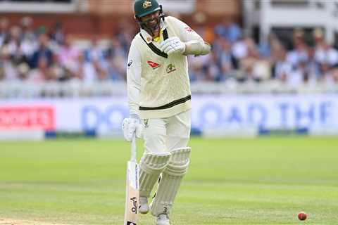 Why can’t Nathan Lyon have a runner? Injured Australian spinner comes out to bravely bat without..