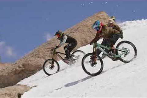 First Ever Mountain Bike Descent of Corbet''s Couloir