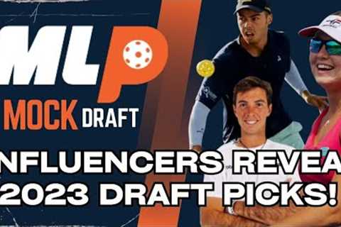 2023 Premier Level Draft: Pickleball Influencers Choose Major League Teams!