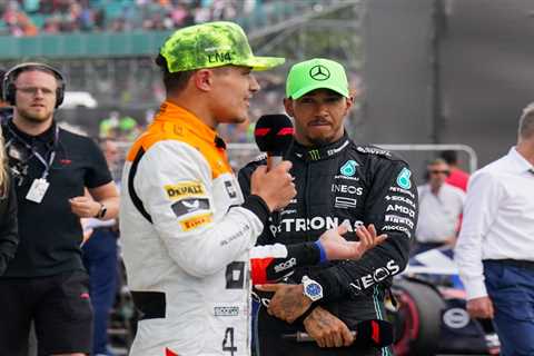 Lewis Hamilton ‘didn’t deserve Silverstone podium’ hints Brit F1 rival Lando Norris as he says..