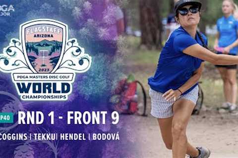 2023 PDGA Masters Disc Golf World Championships | FP40 R1, F9 | Scoggins, Tekku, Hendel, Bodová